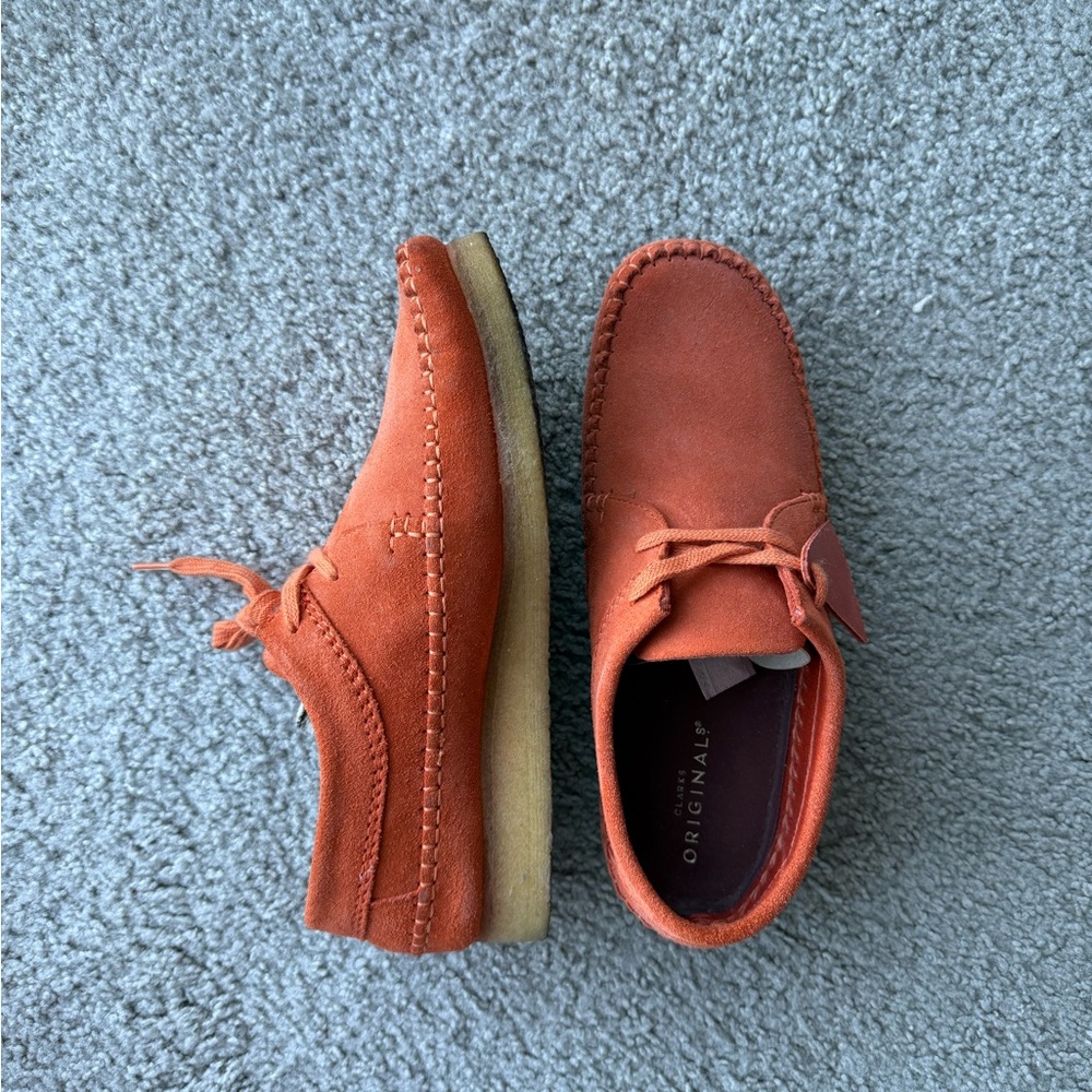Clarks Weaver - Spice Orange Suede - Sz. 9 Men’s